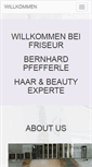 Mobile Screenshot of friseur-pfefferle.de